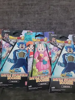 Dragon Ball Super Card Game Battle Evolution Booster Packs EB01 NEW LOT OF 6 - Image 3