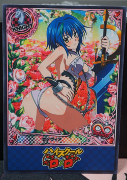 Xenovia Quarta Sword Flowers High School DxD Sexy Waifu Custom Card - Image 1