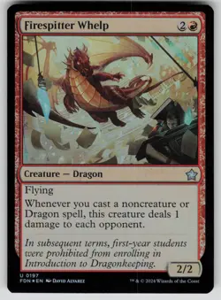 Firespitter Whelp Foil U Foundations 197 NM - Image 1