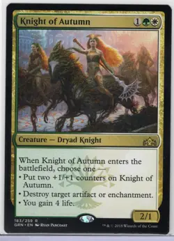 1x Knight of Autumn - Guilds of Ravnica - Near Mint - Image 1