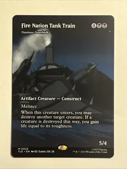 Fire Nation Tank Train - Noxious Gearhulk (Borderless) Avatar: The Last... - Image 1