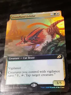 Frondland Felidar Extended Art FOIL, Ikoria Lair of B , LP , MTG ,FREE SHIPPING - Image 3