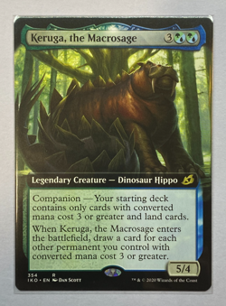 MTG - Ikoria: Lair of Behemoths - Keruga, the Macrosage - Extended Art - NM - Image 1