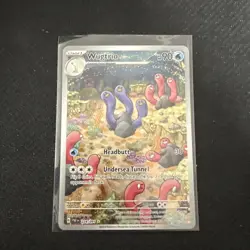 Wugtrio 224/091 Illustration Rare Paldean Fates Pokemon Near Mint - Image 1