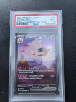 2023 POKEMON MEW EN-151 #199 CHARIZARD ex SPECIAL ILLUSTRATION RARE PSA 9 - Image 1