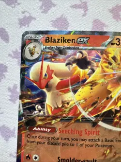 Pokemon TCG Journey Together Blaziken ex 024/159 Ultra Rare - NEAR MINT - Image 2