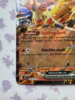 Pokemon TCG Journey Together Blaziken ex 024/159 Ultra Rare - NEAR MINT - Image 5
