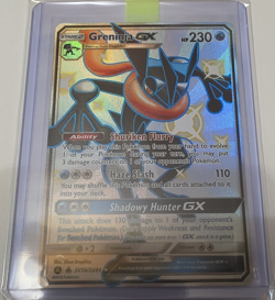 Pokemon Greninja GX SV56/SV94 Hidden Fates Shiny Vault Full Art Holo 230 HP - Image 1