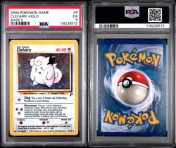 2000 Pokemon Base Set 2 Clefairy Holo #5 – PSA 5 EX – WOTC Vintage - Image 2