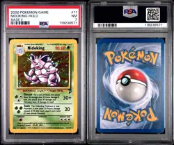 2000 Pokemon Base Set 2 Nidoking Holo #11 – PSA 7 NM – WOTC Vintage - Image 3