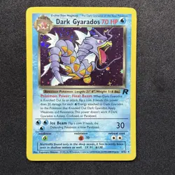 Dark Gyarados 8/82 Team Rocket Holo Unlimited Vintage Pokemon TCG WotC - Image 1