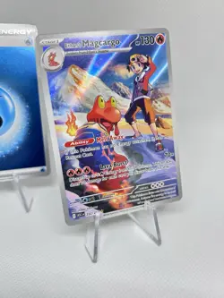 Pokemon Ethan's Magcargo ASCEND Illustration Rare Full Art Holo 222/217 130 HP - Image 2