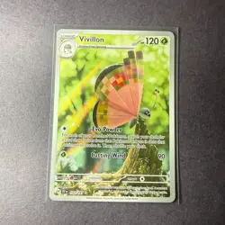 Pokemon Vivillon Illustration Rare Sv08 Surging Sparks 193/191 Holo 2024 - Image 1