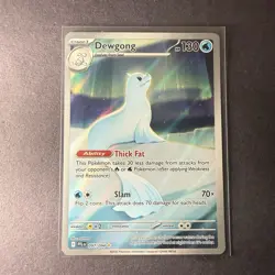 Dewgong 097/094 Illustration Rare Phantasmal Flames NM Pokemon TCG English IR - Image 1