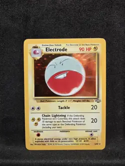 Vintage Pokemon TCG - Jungle - Unlimited Electrode 02/64 Holo: NM/NM- - Image 1