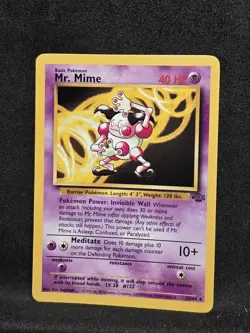 Vintage Pokemon TCG - Jungle - Unlimited Mr. Mime 22/64 Regular: NM - Image 1