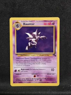 Vintage Pokemon TCG - Fossil - Unlimited Haunter 21/62 Regular: NM- - Image 1