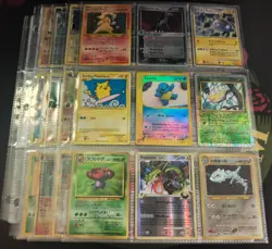 🫧Vintage Pokemon Collection Lot Binder Squirtle +Surf Pikachu.NM-LP+Crispy!🤌#3 - Image 1
