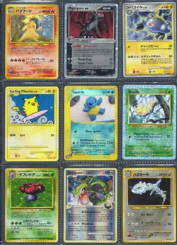 🫧Vintage Pokemon Collection Lot Binder Squirtle +Surf Pikachu.NM-LP+Crispy!🤌#3 - Image 2