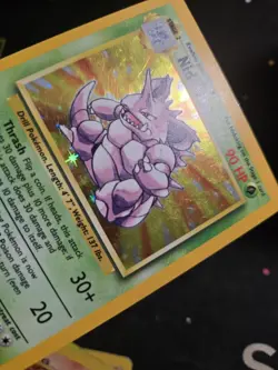 Nidoking Holo Holo Rare Pokemon Base Set 011/102 MP - Image 4