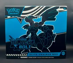 Pokemon TCG Scarlet & Violet Black Bolt Elite Trainer Box ETB free shipping - Image 1