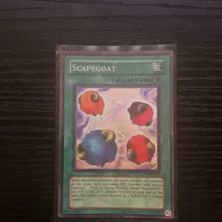 Yugioh Scapegoat SDJ-041 Super Rare 1st Edition Yu-Gi-Oh! TCG Card - Image 1