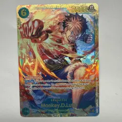 One Piece Carrying On His Will Monkey .D. Luffy OP13-118 SEC English - Image 1