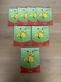 5 ! Sealed Pokemon 25th Anniversary McDonald's Happy Meal card packs from 2021 - Image 1