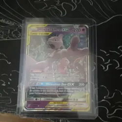 Mewtwo & Mew GX 71/236 Ultra Rare TAG TEAM Holo Sm-Unified Minds Pokemon Card - Image 1