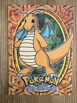Dragonite # 149 Card E12 of 12 Topps Movie Stage 3 Pokemon NM - Image 1