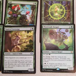 Deck of Magic Commander Cards = Camellia, the Seedmiser Tribal ***SQUIRRELS*** - Image 5