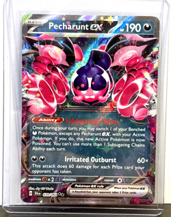 Pokemon TCG Card Pecharunt ex Shrouded Fable Double Rare NM 039/064 - Image 1