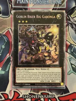 Yugioh! Goblin Biker Big Gabonga Starlight Rare Near Mint 1st Edition MP25-EN002 - Image 1