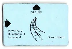 Trains Custom Card Illuminati INWO New World Order Game - Image 1