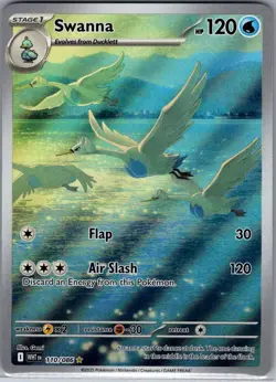 Swanna 110/086 SV: White Flare - Pokemon Card - NM - Image 1