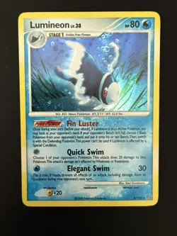 Lumineon Holo Rare Stormfront 4/100 Pokemon Card NM - Image 1