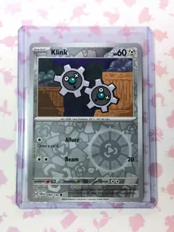 Klink 99/142 Reverse Holo NM Scarlet & Violet (Stellar Crown) Pokemon Card - Image 1