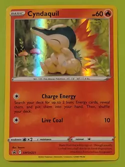 Cyndaquil SWSH221 SWSH: Sword & Shield Promo Cards Holo - Image 1