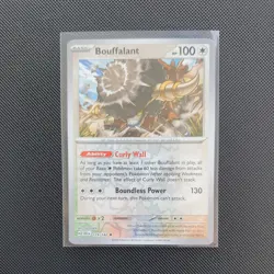 Bouffalant 119/142 SV Stellar Crown 2024 Reverse Holo Rare Pokemon TCG Card - Image 1