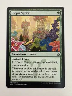 Utopia Sprawl MTG Magic the Gathering Card NM Near Mint A25 - Image 1