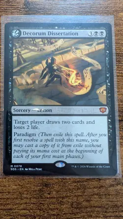 Decorum Dissertation 78 Mythic Secrets of Strixhaven Magic: The Gathering NM - Image 1