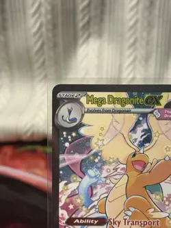 Pokemon Mega Dragonite EX Secret Illustration Rare (SIR) 290/217 Ascended Heros - Image 5