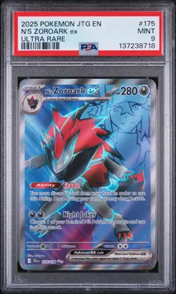 N's Zoroark EX 175/159 Ultra Rare Jtg En-journey Together Pokemon PSA 9 - Image 1