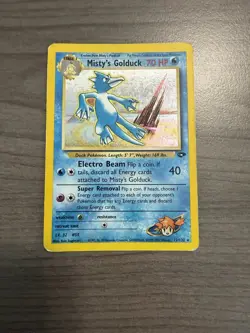 Pokemon TCG Misty's Golduck Gym Challenge 12/132 Holo LP / MP - Image 1