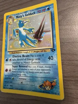 Pokemon TCG Misty's Golduck Gym Challenge 12/132 Holo LP / MP - Image 2