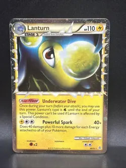 Pokemon Lanturn Prime 86/95 Ultra Rare Card - Image 1
