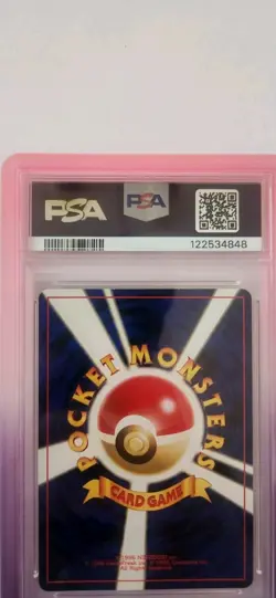 POKEMON JAPANESE NEO 2 2000 #196 ESPEON-HOLO PSA 8 WITH SWIRL 🌀 - Image 5
