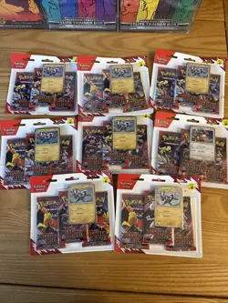 Pokemon TCG Destined Rivals, Sealed, 3-Pack Triple Blister - Image 1