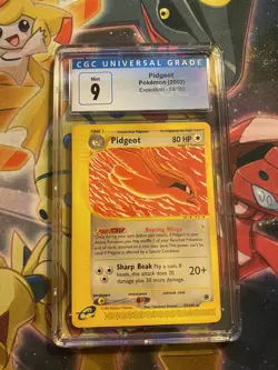 Pidgeot cgc 9 MINT NON HOLO RARE Expedition 2002 E-Reader 59/165 psa Pokemon ccg - Image 1