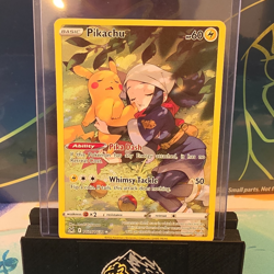 Pokemon Pikachu TG05/TG30 Ultra Rare Holo 60 HP Whimsy Tackle Lost Origin - Image 1